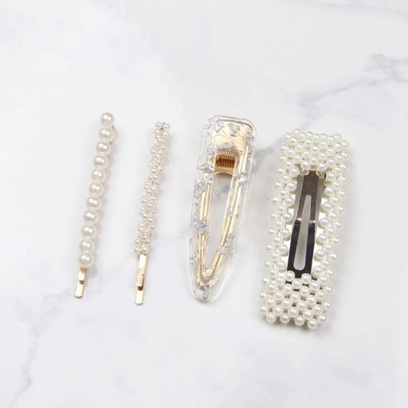 Sswing Lifestyle Accessories - Pearl Hair Clip Bundle